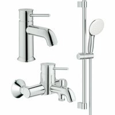 Готовый комплект для ванной комнаты GROHE Tempesta, хром (NB0009) Готовый комплект для ванной комнаты GROHE Tempesta, хром (NB0009)