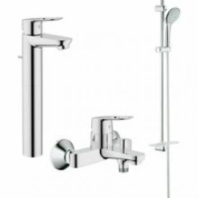 Готовый комплект для ванной комнаты GROHE BauLoop, хром (NB0010)