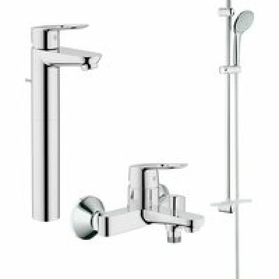 Готовый комплект для ванной комнаты GROHE BauLoop, хром (NB0010) Готовый комплект для ванной комнаты GROHE BauLoop, хром (NB0010)