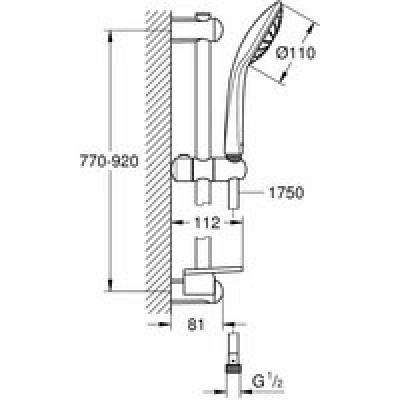 Готовый комплект для ванной комнаты GROHE BauLoop, хром (NB0010) Готовый комплект для ванной комнаты GROHE BauLoop, хром (NB0010)