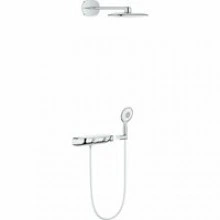 Душевая система GROHE Rainshower System SmartControl Mono 360 с термостатом для душа, белая луна (26446LS0)