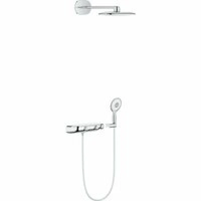 Душевая система GROHE Rainshower System SmartControl Mono 360 с термостатом для душа, белая луна (26446LS0) Душевая система GROHE Rainshower System SmartControl Mono 360 с термостатом для душа, белая луна (26446LS0)