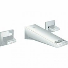 Внешняя часть смесителя для раковины GROHE Allure Brilliant настенного монтажа на 3 отверстия, вынос 161 мм, хром (20346000)