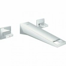 Внешняя часть смесителя для раковины GROHE Allure Brilliant на 3 отверстия, вынос 210 мм, хром (20348000)