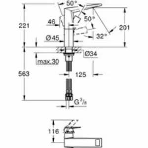 Смеситель для раковины GROHE Allure Brilliant с высоким изливом, хром (23112000) Смеситель для раковины GROHE Allure Brilliant с высоким изливом, хром (23112000)