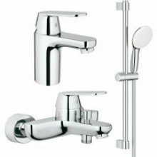 Готовый комплект для ванной комнаты GROHE Tempesta, хром (NB0002-1)