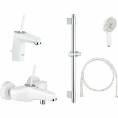Готовый комплект для ванной комнаты GROHE Eurodisc Joy, белая луна (NB0023-1) Готовый комплект для ванной комнаты GROHE Eurodisc Joy, белая луна (NB0023-1)