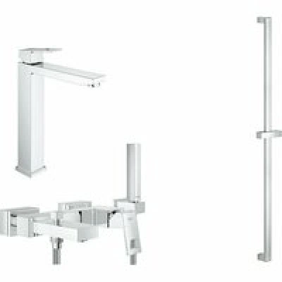 Готовый комплект для ванной комнаты GROHE Eurocube (NB0028) Готовый комплект для ванной комнаты GROHE Eurocube (NB0028)