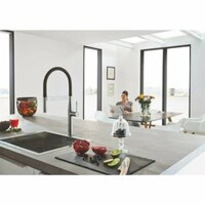 Гибкий шланг GROHE GROHFlexx для смесителя Essence, темно-коричневый (30321HG0) Гибкий шланг GROHE GROHFlexx для смесителя Essence, темно-коричневый (30321HG0)