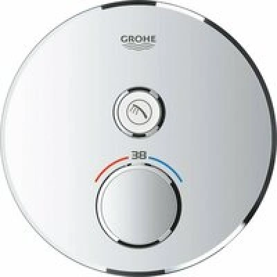 Внешняя часть термостата для душа GROHE Grohtherm SmartControl на 1 потребителя, хром (29118000) Внешняя часть термостата для душа GROHE Grohtherm SmartControl на 1 потребителя, хром (29118000)
