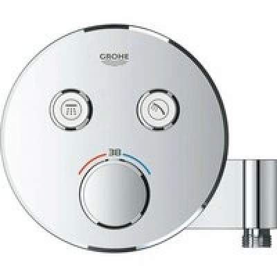 Внешняя часть термостата для душа GROHE Grohtherm SmartControl на 2 потребителя, хром (29120000) Внешняя часть термостата для душа GROHE Grohtherm SmartControl на 2 потребителя, хром (29120000)