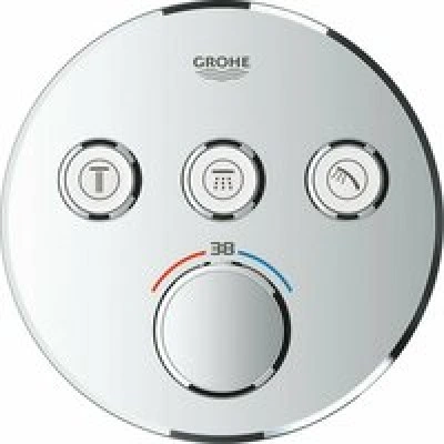 Внешняя часть термостата для душа GROHE Grohtherm SmartControl на 3 потребителя, хром (29121000) Внешняя часть термостата для душа GROHE Grohtherm SmartControl на 3 потребителя, хром (29121000)