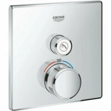 Внешняя часть термостата для душа GROHE Grohtherm SmartControl на 1 потребителя, хром (29123000)