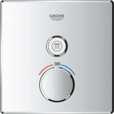 Внешняя часть термостата для душа GROHE Grohtherm SmartControl на 1 потребителя, хром (29123000) Внешняя часть термостата для душа GROHE Grohtherm SmartControl на 1 потребителя, хром (29123000)