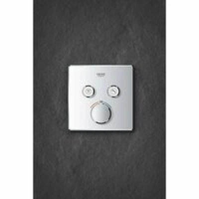 Внешняя часть термостата для душа GROHE Grohtherm SmartControl на 2 потребителя, хром (29124000) Внешняя часть термостата для душа GROHE Grohtherm SmartControl на 2 потребителя, хром (29124000)