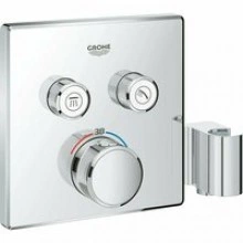 Внешняя часть термостата для душа GROHE Grohtherm SmartControl на 2 потребителя, хром (29125000)