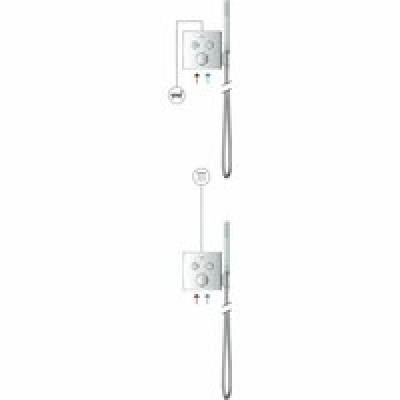 Внешняя часть термостата для душа GROHE Grohtherm SmartControl на 2 потребителя, хром (29125000) Внешняя часть термостата для душа GROHE Grohtherm SmartControl на 2 потребителя, хром (29125000)