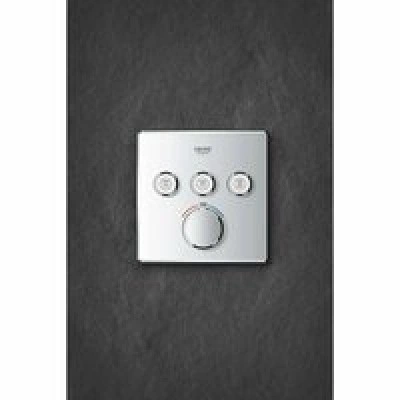 Внешняя часть термостата для душа GROHE Grohtherm SmartControl на 3 потребителя, хром (29126000) Внешняя часть термостата для душа GROHE Grohtherm SmartControl на 3 потребителя, хром (29126000)