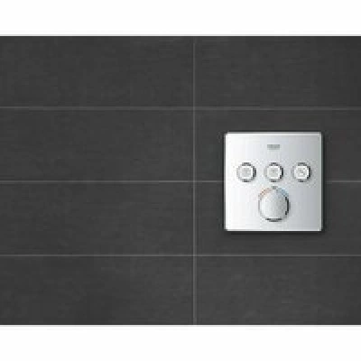 Внешняя часть термостата для душа GROHE Grohtherm SmartControl на 3 потребителя, хром (29126000) Внешняя часть термостата для душа GROHE Grohtherm SmartControl на 3 потребителя, хром (29126000)