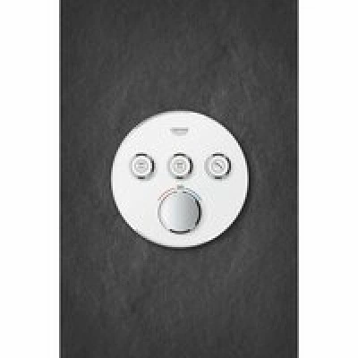 Внешняя часть термостата для душа GROHE Grohtherm SmartControl на 3 потребителя, белая луна (29904LS0) Внешняя часть термостата для душа GROHE Grohtherm SmartControl на 3 потребителя, белая луна (29904LS0)