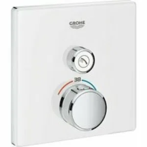 Внешняя часть термостата для душа GROHE Grohtherm SmartControl на 1 потребителя, белая луна (29153LS0) Внешняя часть термостата для душа GROHE Grohtherm SmartControl на 1 потребителя, белая луна (29153LS0)