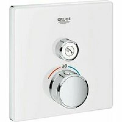 Внешняя часть термостата для душа GROHE Grohtherm SmartControl на 1 потребителя, белая луна (29153LS0) Внешняя часть термостата для душа GROHE Grohtherm SmartControl на 1 потребителя, белая луна (29153LS0)