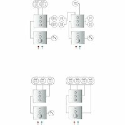 Внешняя часть термостата для душа GROHE Grohtherm SmartControl на 1 потребителя, белая луна (29153LS0) Внешняя часть термостата для душа GROHE Grohtherm SmartControl на 1 потребителя, белая луна (29153LS0)