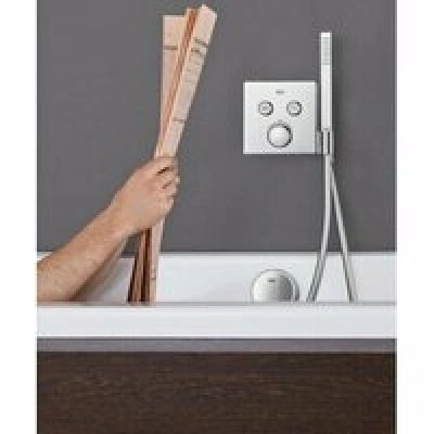 Внешняя часть термостата для душа GROHE Grohtherm SmartControl на 2 потребителя, белая луна (29156LS0) Внешняя часть термостата для душа GROHE Grohtherm SmartControl на 2 потребителя, белая луна (29156LS0)