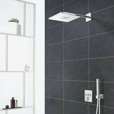 Внешняя часть термостата для душа GROHE Grohtherm SmartControl на 3 потребителя, белая луна (29157LS0) Внешняя часть термостата для душа GROHE Grohtherm SmartControl на 3 потребителя, белая луна (29157LS0)