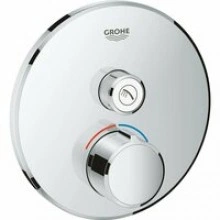 Внешняя часть смесителя для душа GROHE SmartControl круглая, на 1 потребителя, хром (29144000)