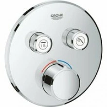 Внешняя часть смесителя для душа GROHE SmartControl круглая, на 2 потребителя, хром (29145000)