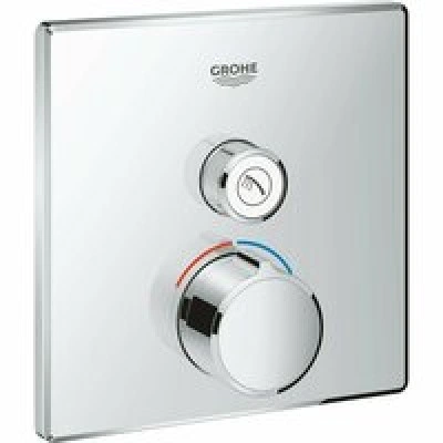 Внешняя часть смесителя для душа GROHE SmartControl квадратная, на 1 потребителя, хром (29147000) Внешняя часть смесителя для душа GROHE SmartControl квадратная, на 1 потребителя, хром (29147000)